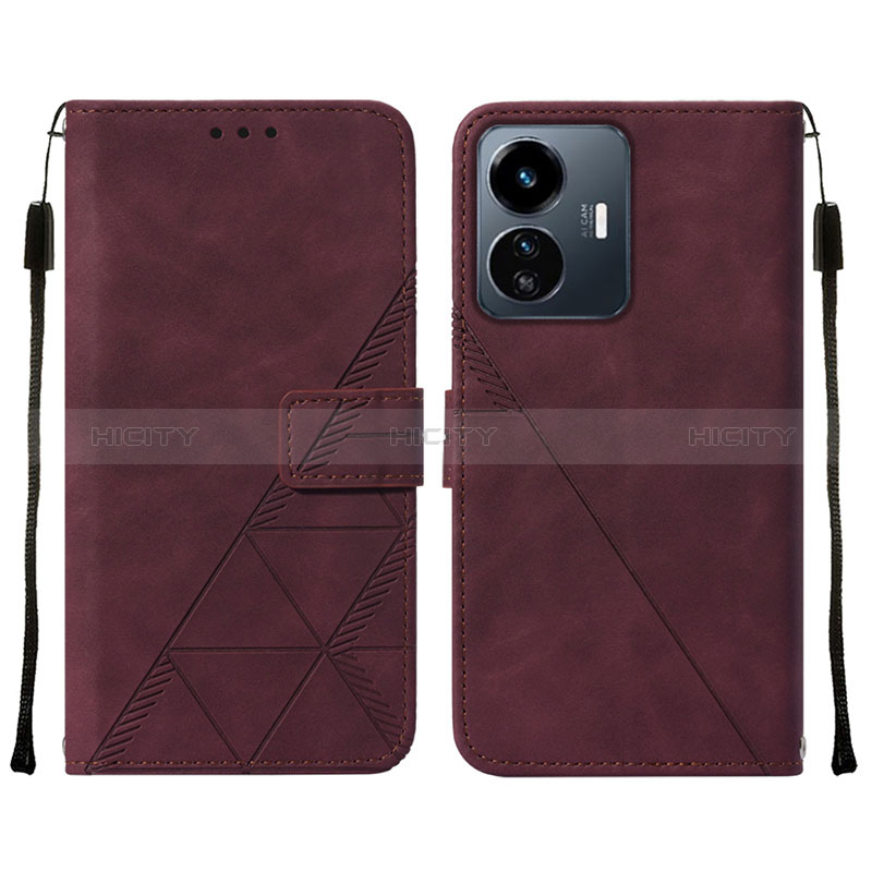 Funda de Cuero Cartera con Soporte Carcasa Y01B para Vivo Y77e 5G