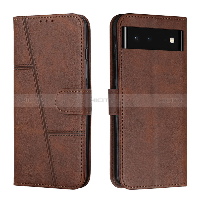 Funda de Cuero Cartera con Soporte Carcasa Y01X para Google Pixel 6 5G