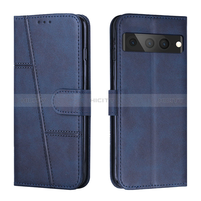 Funda de Cuero Cartera con Soporte Carcasa Y01X para Google Pixel 7 Pro 5G Azul