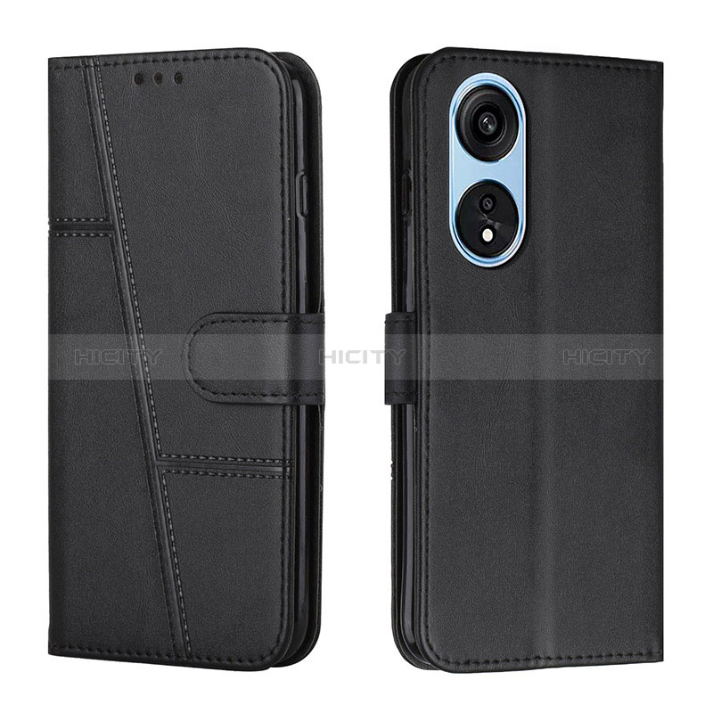 Funda de Cuero Cartera con Soporte Carcasa Y01X para Huawei Honor X5 Plus Negro