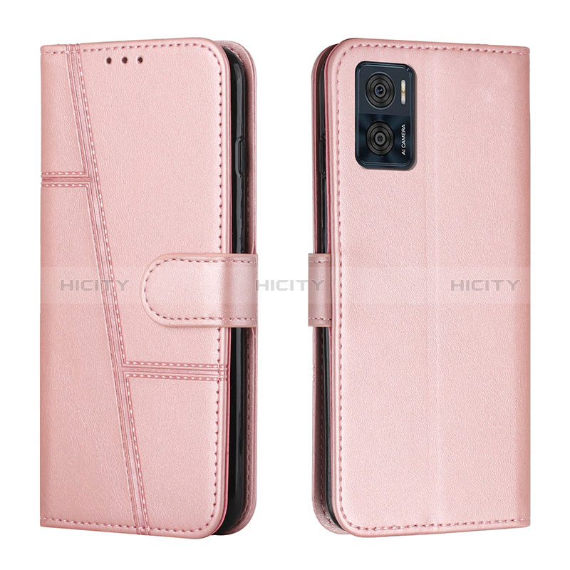 Funda de Cuero Cartera con Soporte Carcasa Y01X para Motorola Moto E22