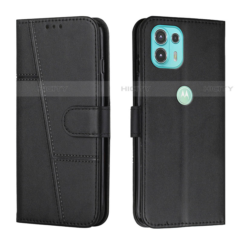 Funda de Cuero Cartera con Soporte Carcasa Y01X para Motorola Moto Edge 20 Lite 5G Negro