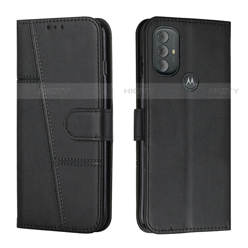 Funda de Cuero Cartera con Soporte Carcasa Y01X para Motorola Moto G Play (2023) Negro