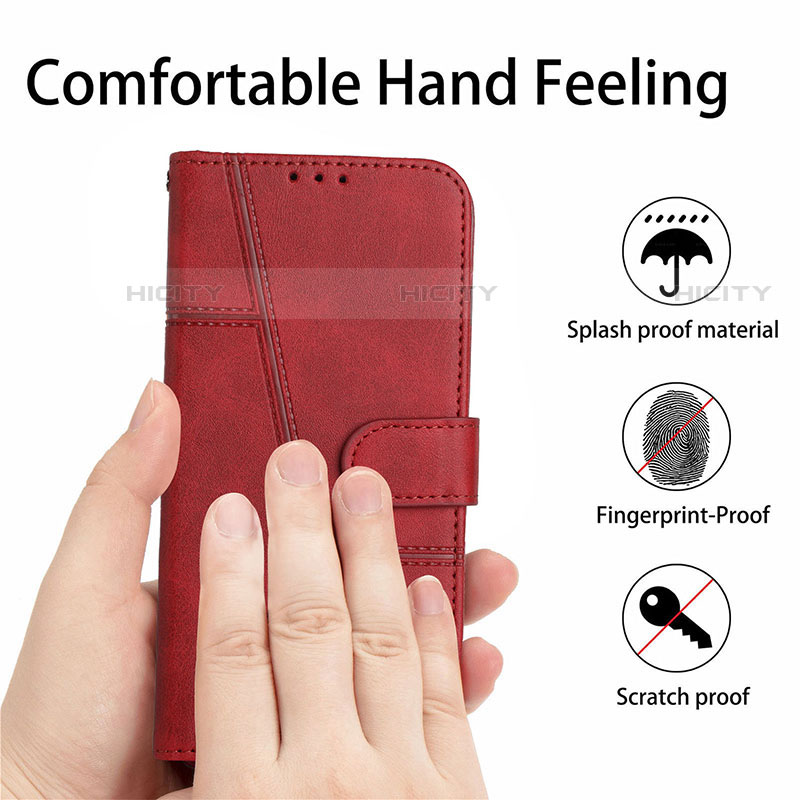 Funda de Cuero Cartera con Soporte Carcasa Y01X para Motorola Moto G71 5G