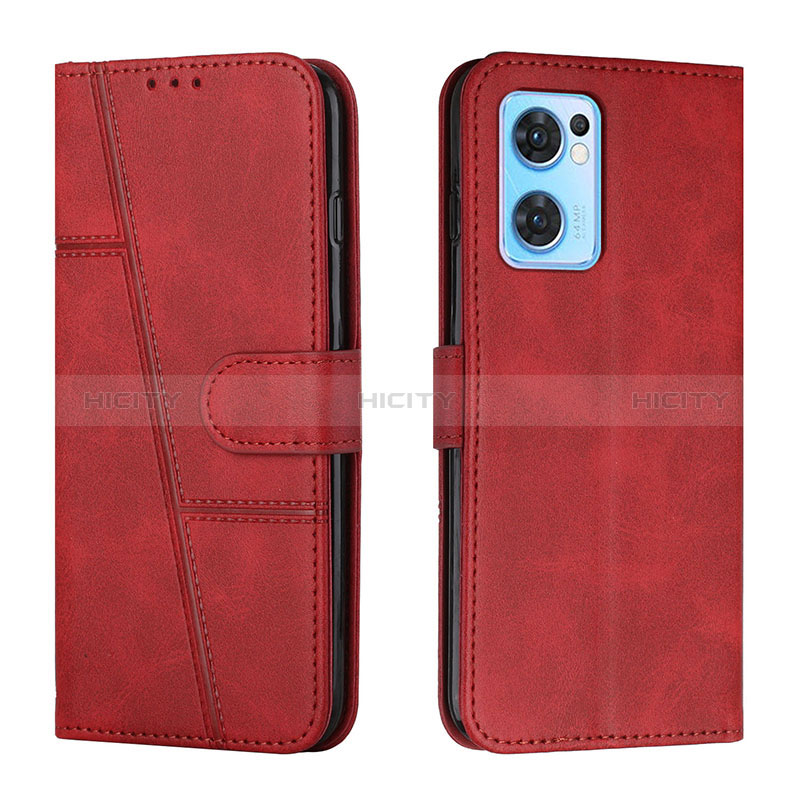 Funda de Cuero Cartera con Soporte Carcasa Y01X para OnePlus Nord CE 2 5G Rojo