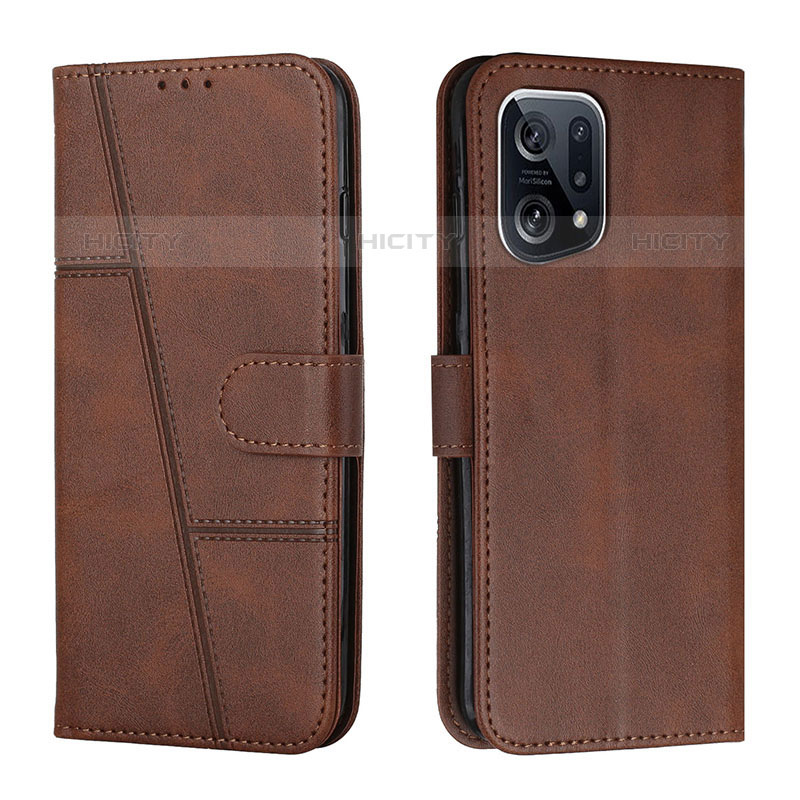 Funda de Cuero Cartera con Soporte Carcasa Y01X para Oppo Find X5 Pro 5G