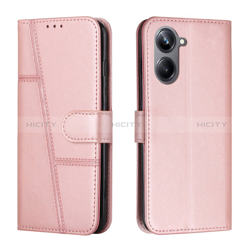 Funda de Cuero Cartera con Soporte Carcasa Y01X para Realme 10 4G Oro Rosa