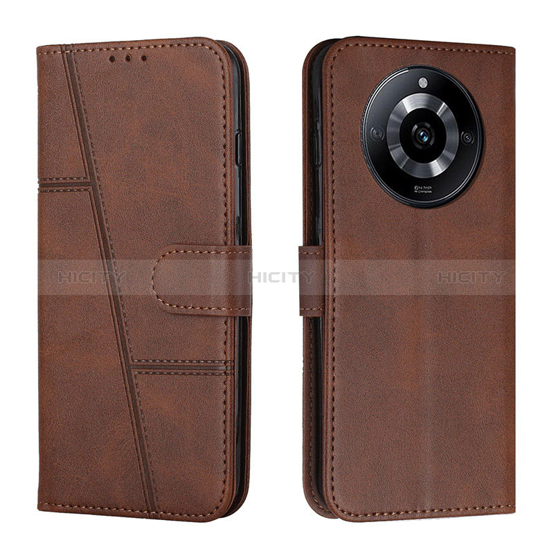 Funda de Cuero Cartera con Soporte Carcasa Y01X para Realme 11 Pro 5G Marron