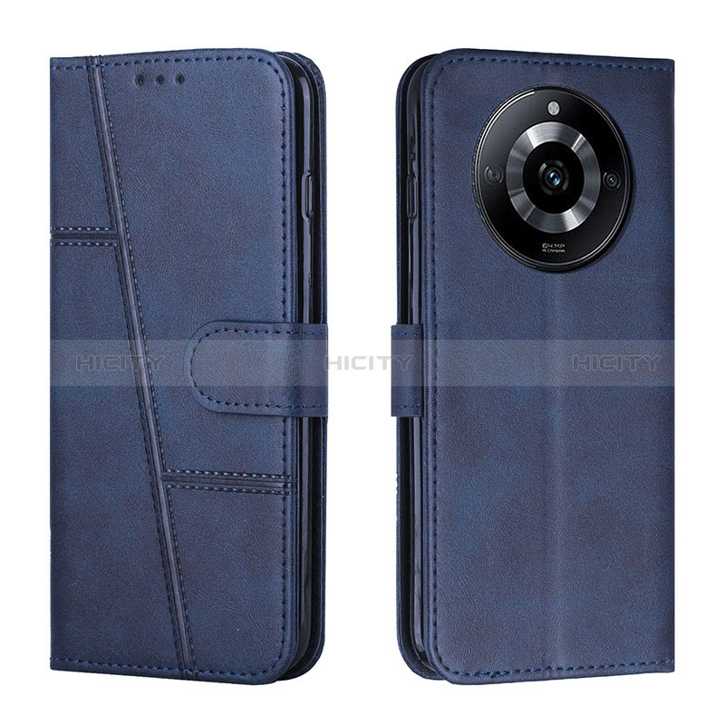 Funda de Cuero Cartera con Soporte Carcasa Y01X para Realme 11 Pro+ Plus 5G Azul