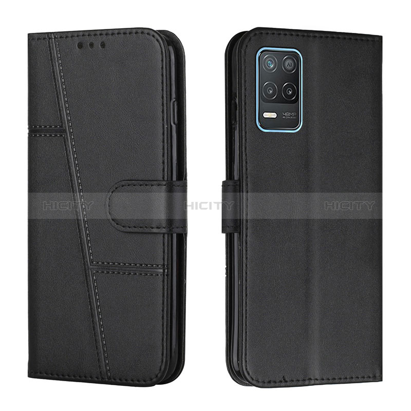 Funda de Cuero Cartera con Soporte Carcasa Y01X para Realme 8 5G Negro