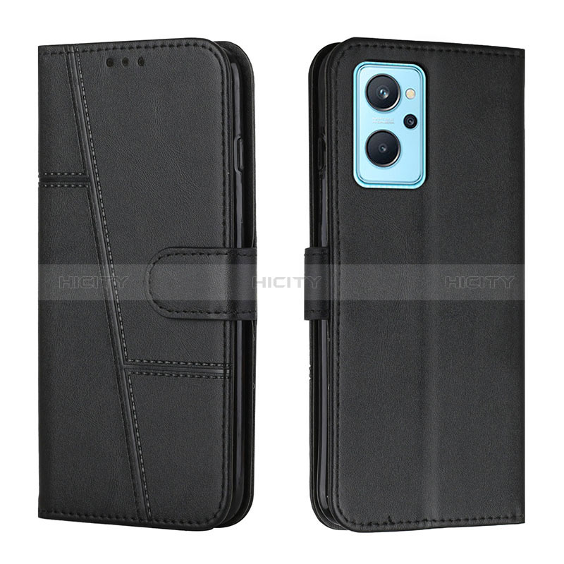 Funda de Cuero Cartera con Soporte Carcasa Y01X para Realme 9i 4G Negro