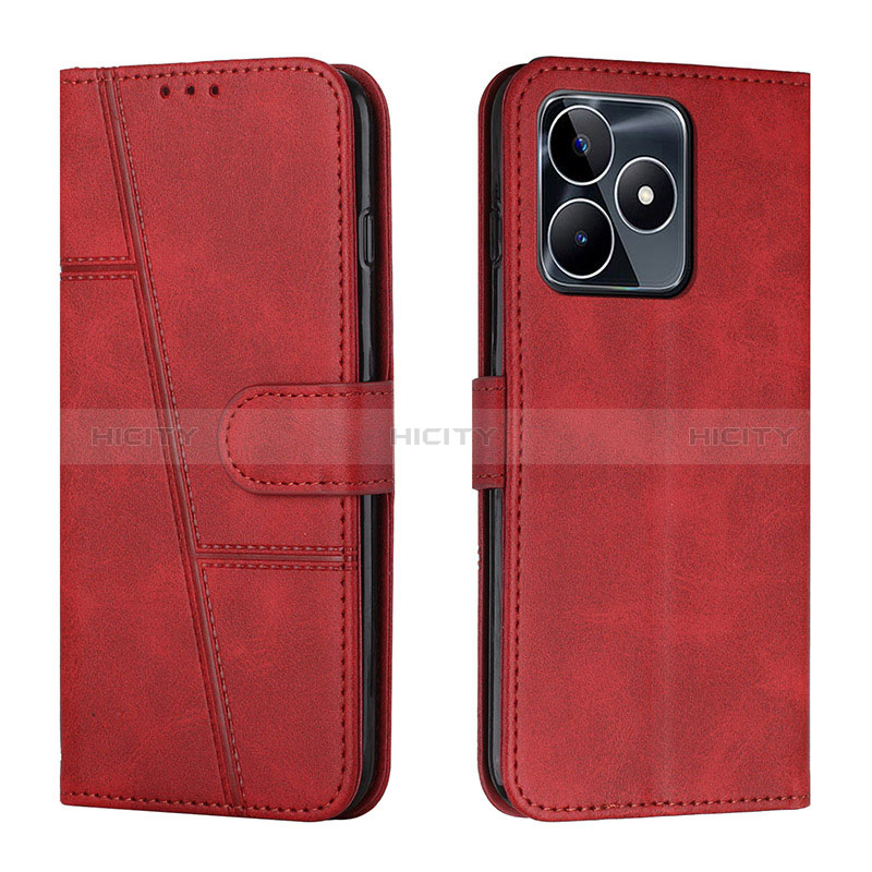 Funda de Cuero Cartera con Soporte Carcasa Y01X para Realme C53