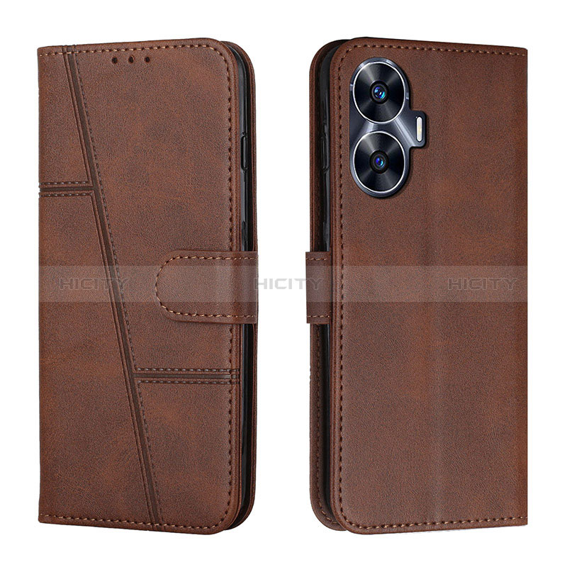 Funda de Cuero Cartera con Soporte Carcasa Y01X para Realme C55