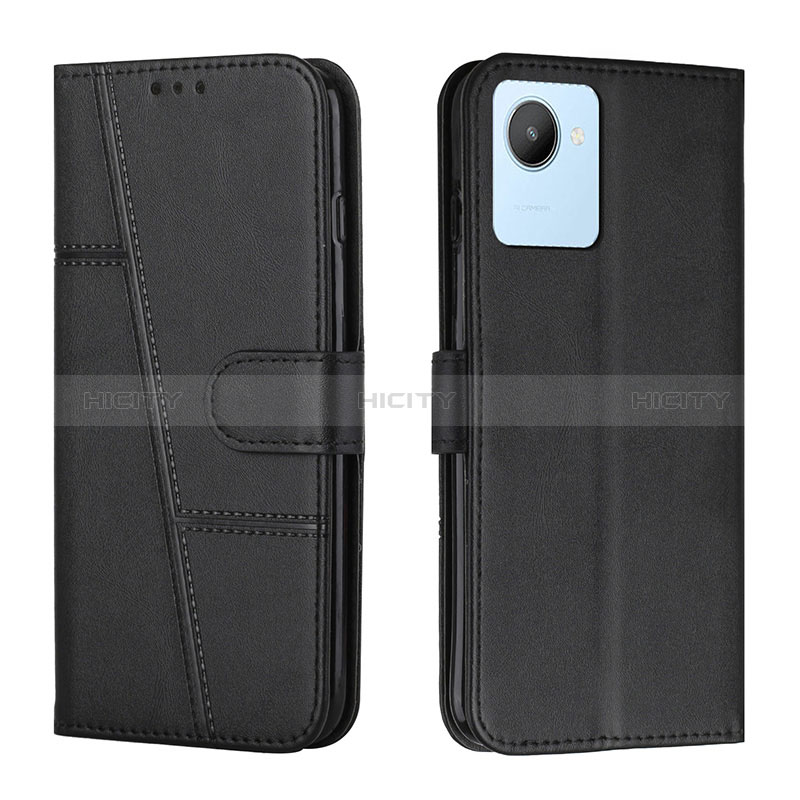 Funda de Cuero Cartera con Soporte Carcasa Y01X para Realme Narzo 50i Prime Negro