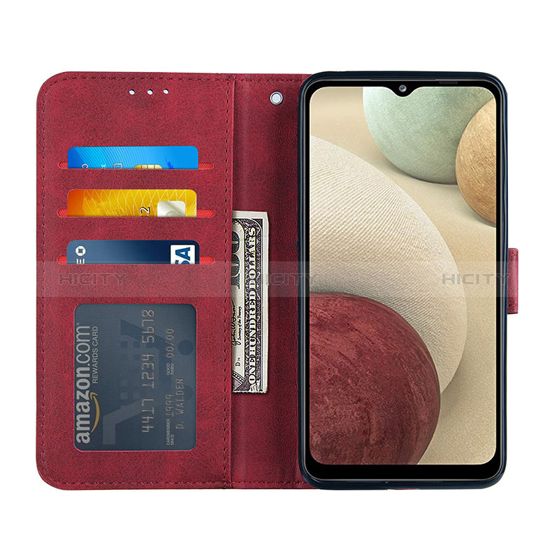 Funda de Cuero Cartera con Soporte Carcasa Y01X para Samsung Galaxy A12