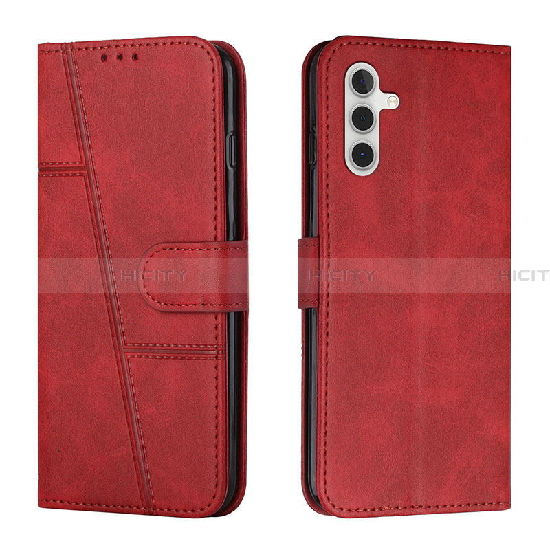 Funda de Cuero Cartera con Soporte Carcasa Y01X para Samsung Galaxy A13 5G Rojo