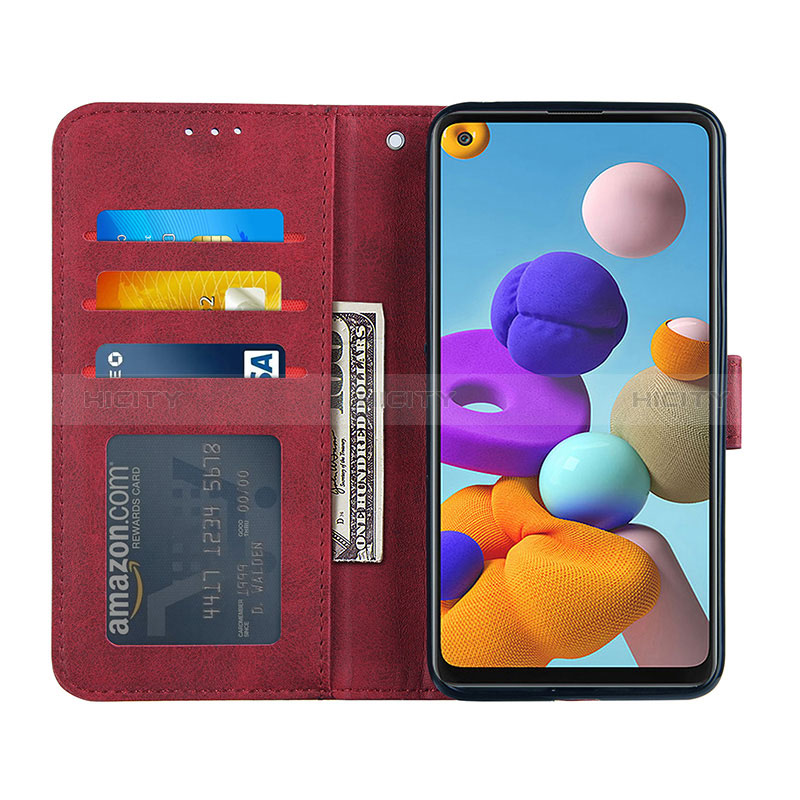 Funda de Cuero Cartera con Soporte Carcasa Y01X para Samsung Galaxy A21s