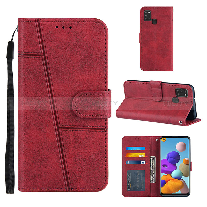 Funda de Cuero Cartera con Soporte Carcasa Y01X para Samsung Galaxy A21s