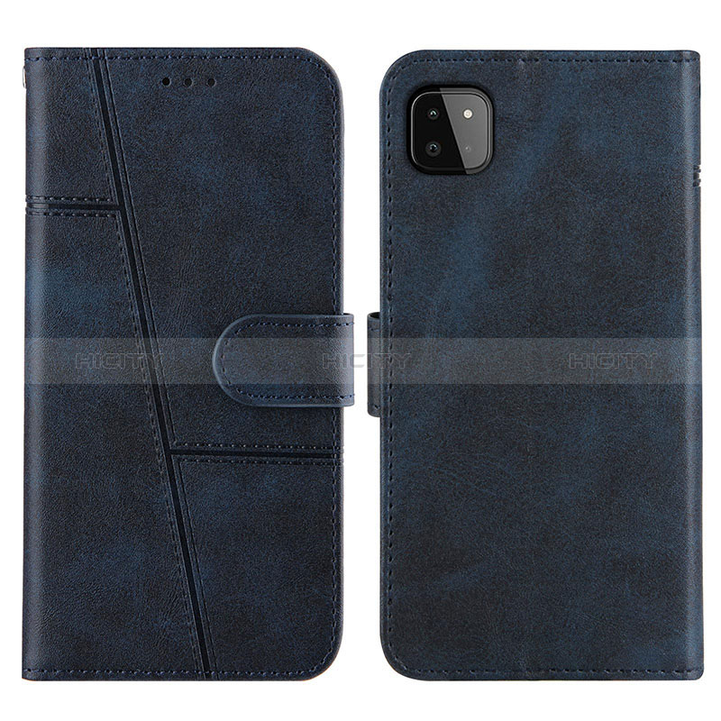 Funda de Cuero Cartera con Soporte Carcasa Y01X para Samsung Galaxy A22s 5G Azul