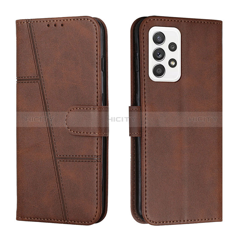 Funda de Cuero Cartera con Soporte Carcasa Y01X para Samsung Galaxy A23 5G Marron