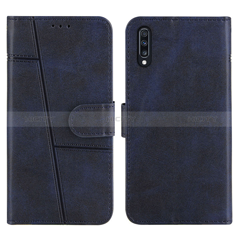 Funda de Cuero Cartera con Soporte Carcasa Y01X para Samsung Galaxy A50 Azul