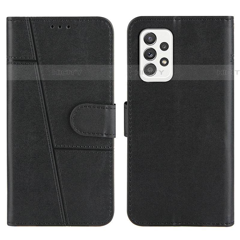 Funda de Cuero Cartera con Soporte Carcasa Y01X para Samsung Galaxy A52 4G Negro