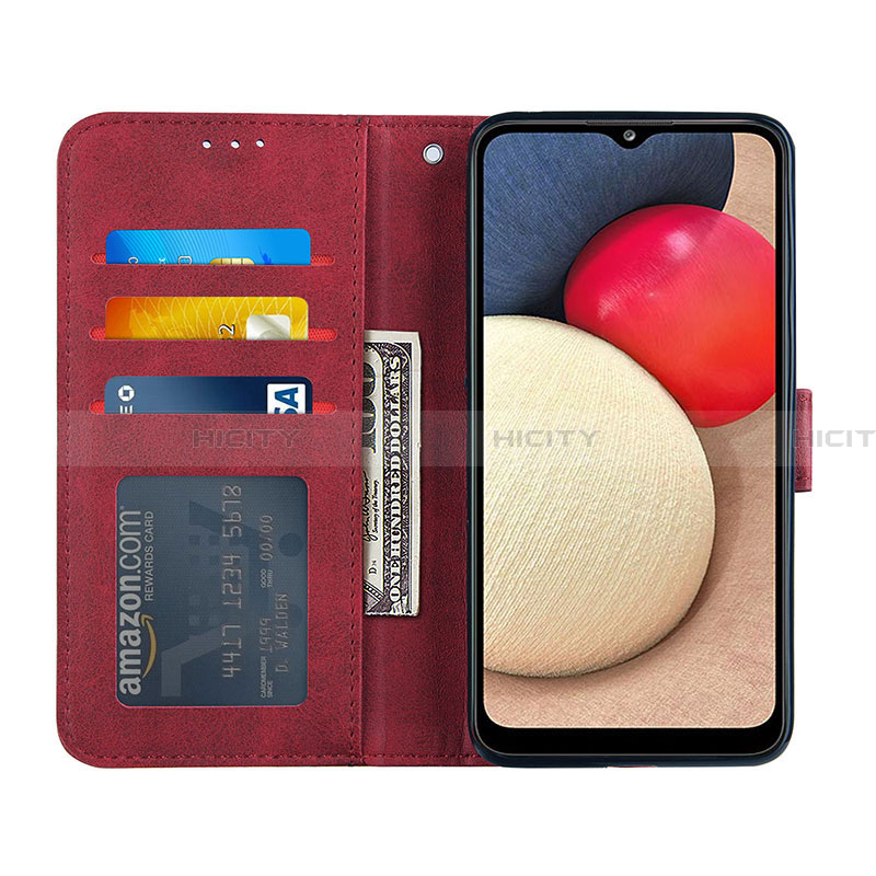 Funda de Cuero Cartera con Soporte Carcasa Y01X para Samsung Galaxy F02S SM-E025F