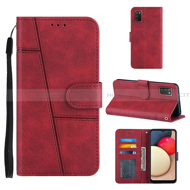 Funda de Cuero Cartera con Soporte Carcasa Y01X para Samsung Galaxy F02S SM-E025F