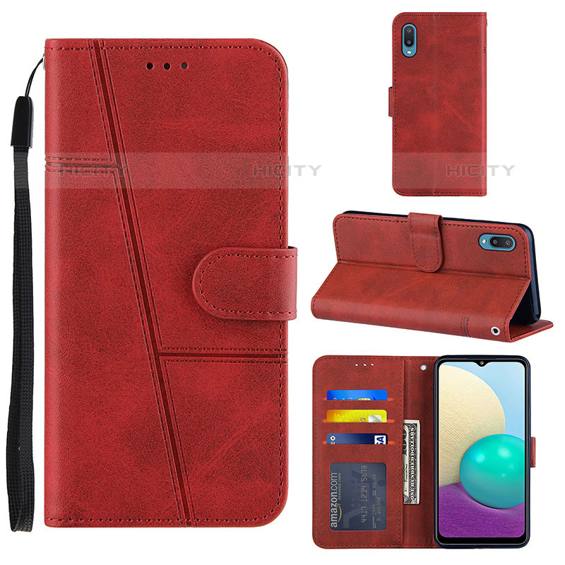 Funda de Cuero Cartera con Soporte Carcasa Y01X para Samsung Galaxy M02