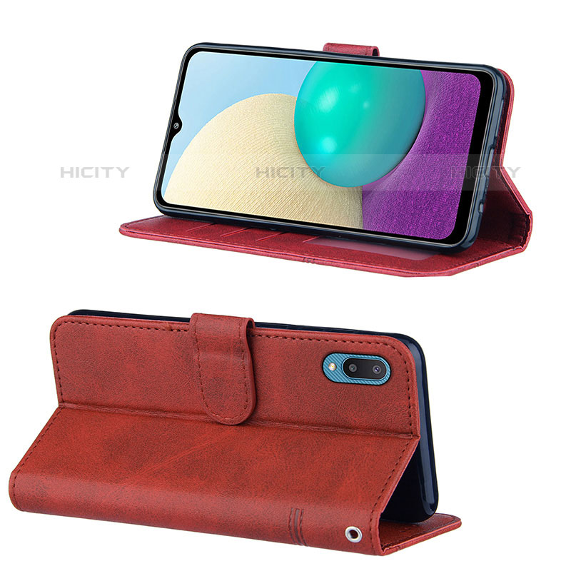 Funda de Cuero Cartera con Soporte Carcasa Y01X para Samsung Galaxy M02