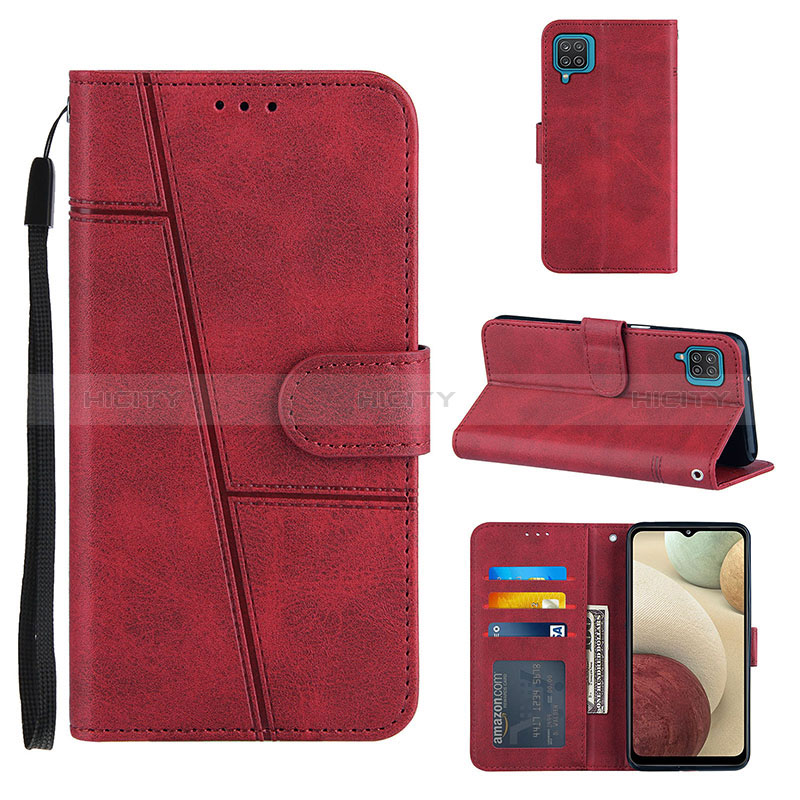 Funda de Cuero Cartera con Soporte Carcasa Y01X para Samsung Galaxy M12