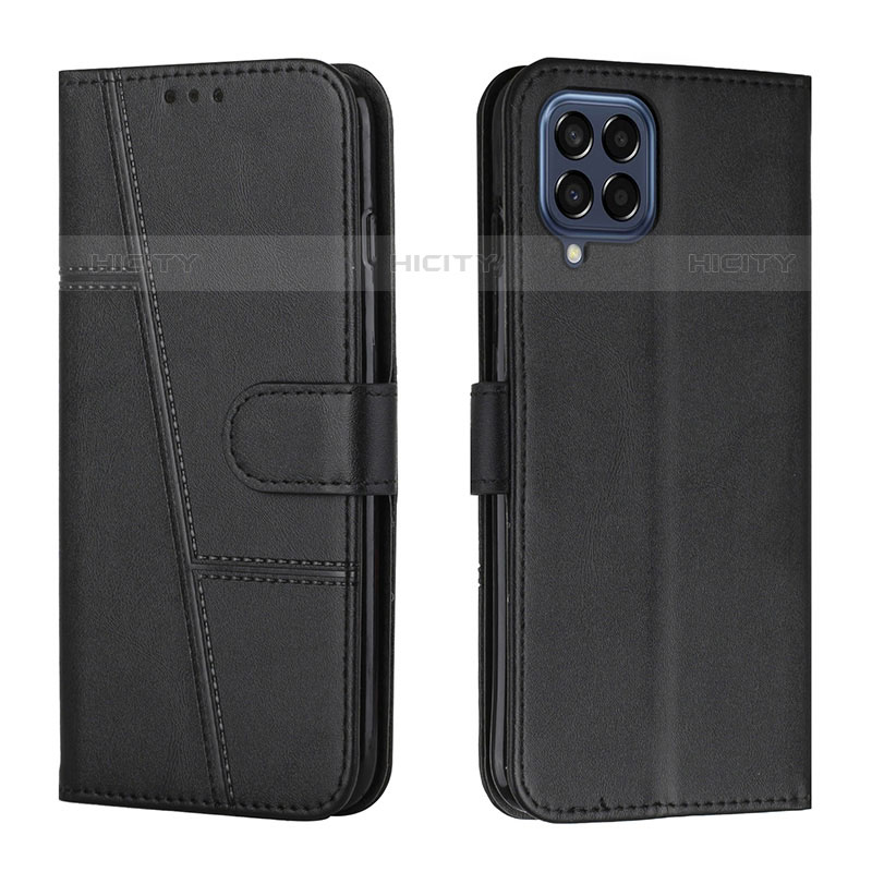 Funda de Cuero Cartera con Soporte Carcasa Y01X para Samsung Galaxy M33 5G Negro