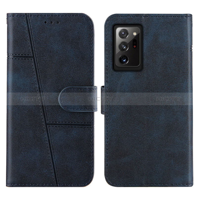 Funda de Cuero Cartera con Soporte Carcasa Y01X para Samsung Galaxy Note 20 Ultra 5G Azul