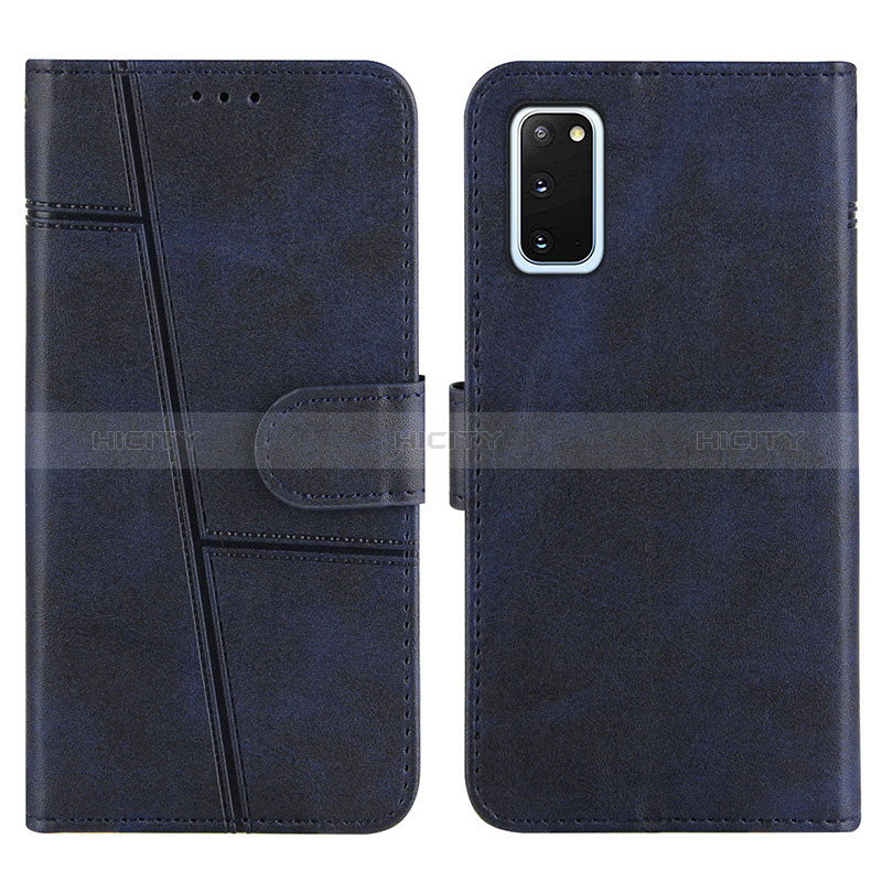 Funda de Cuero Cartera con Soporte Carcasa Y01X para Samsung Galaxy S20 5G Azul