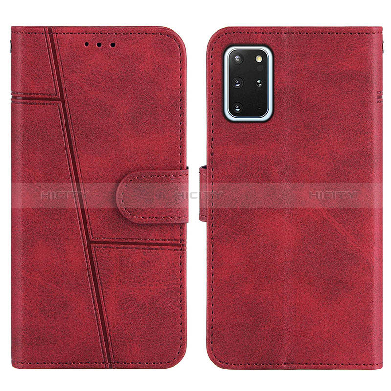 Funda de Cuero Cartera con Soporte Carcasa Y01X para Samsung Galaxy S20 Plus Rojo