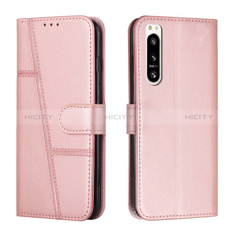 Funda de Cuero Cartera con Soporte Carcasa Y01X para Sony Xperia 5 IV