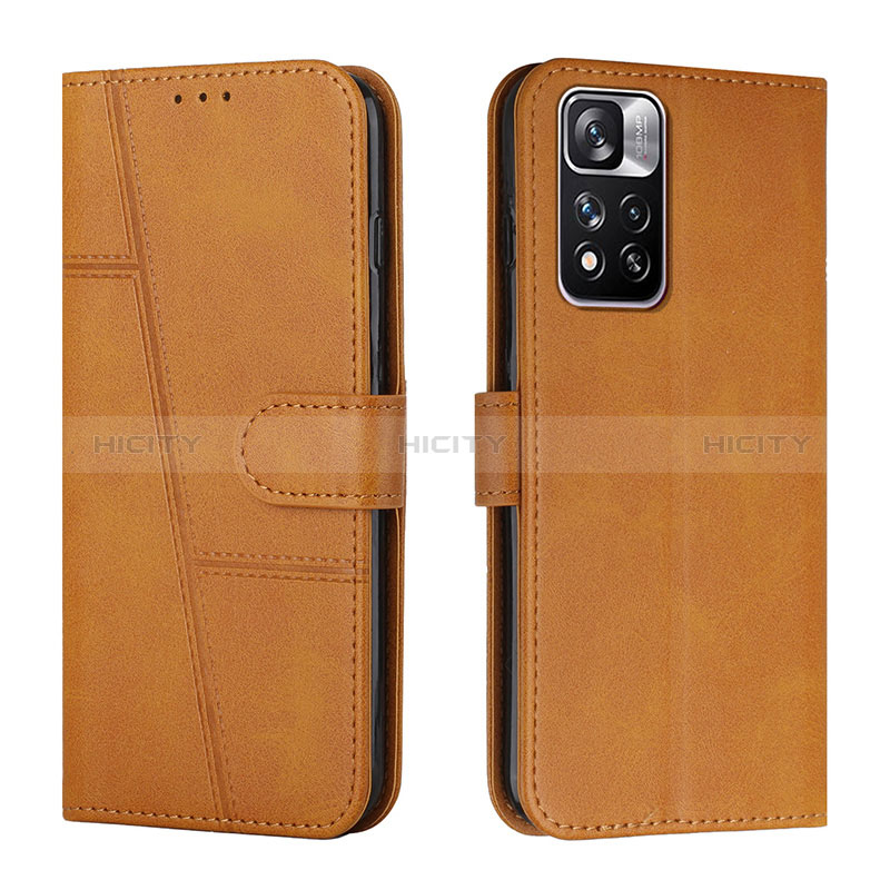 Funda de Cuero Cartera con Soporte Carcasa Y01X para Xiaomi Mi 11i 5G (2022) Marron Claro