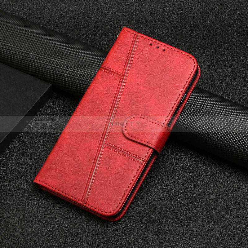 Funda de Cuero Cartera con Soporte Carcasa Y01X para Xiaomi Mi 13 5G Rojo