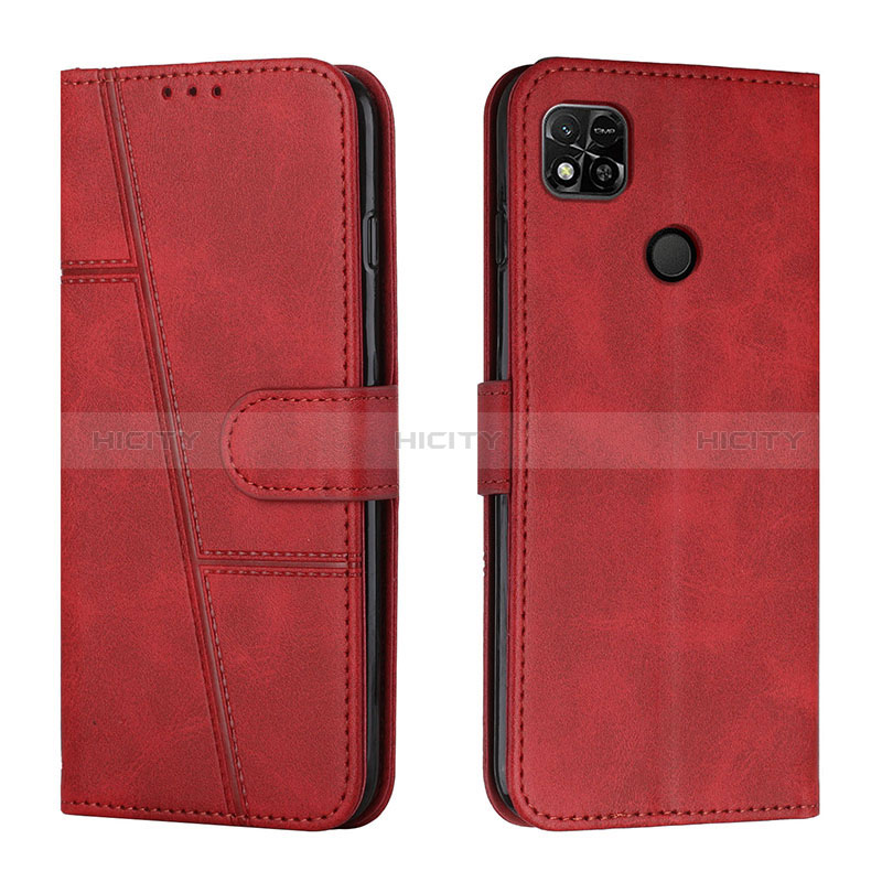 Funda de Cuero Cartera con Soporte Carcasa Y01X para Xiaomi POCO C31 Rojo