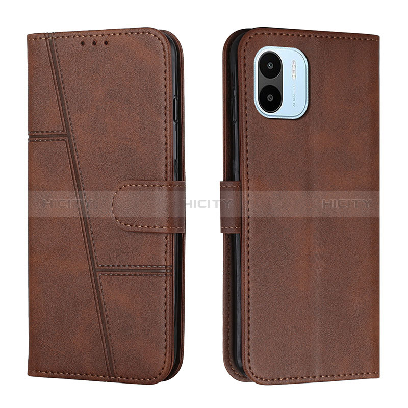 Funda de Cuero Cartera con Soporte Carcasa Y01X para Xiaomi Poco C50 Marron