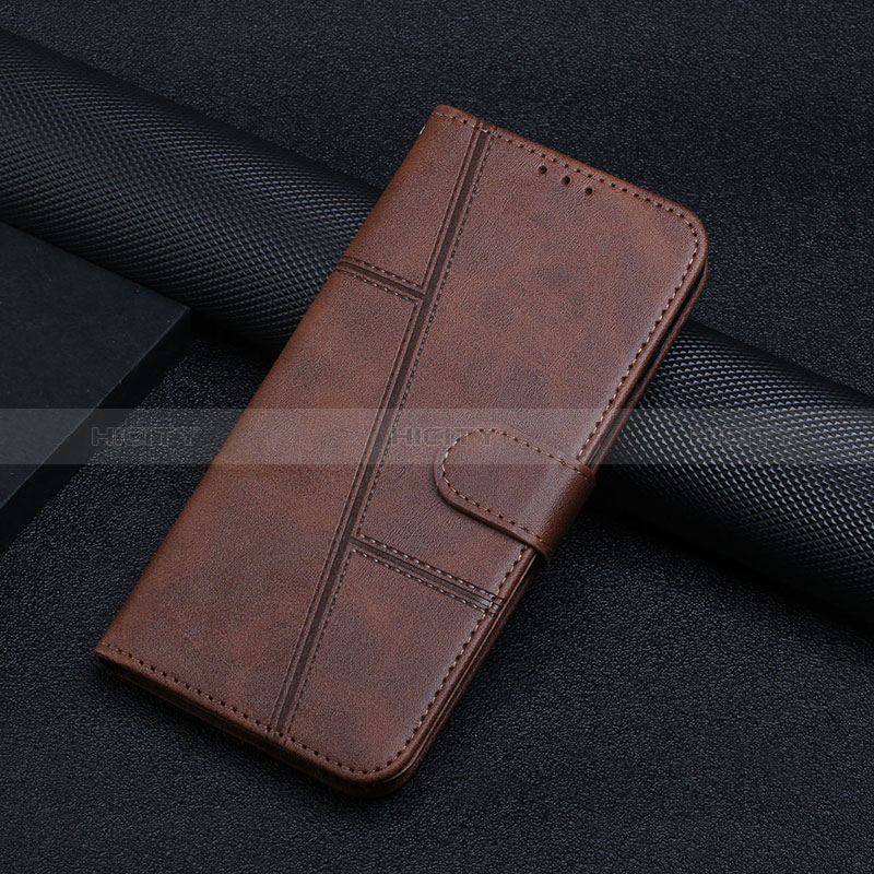 Funda de Cuero Cartera con Soporte Carcasa Y01X para Xiaomi Poco C55 Marron