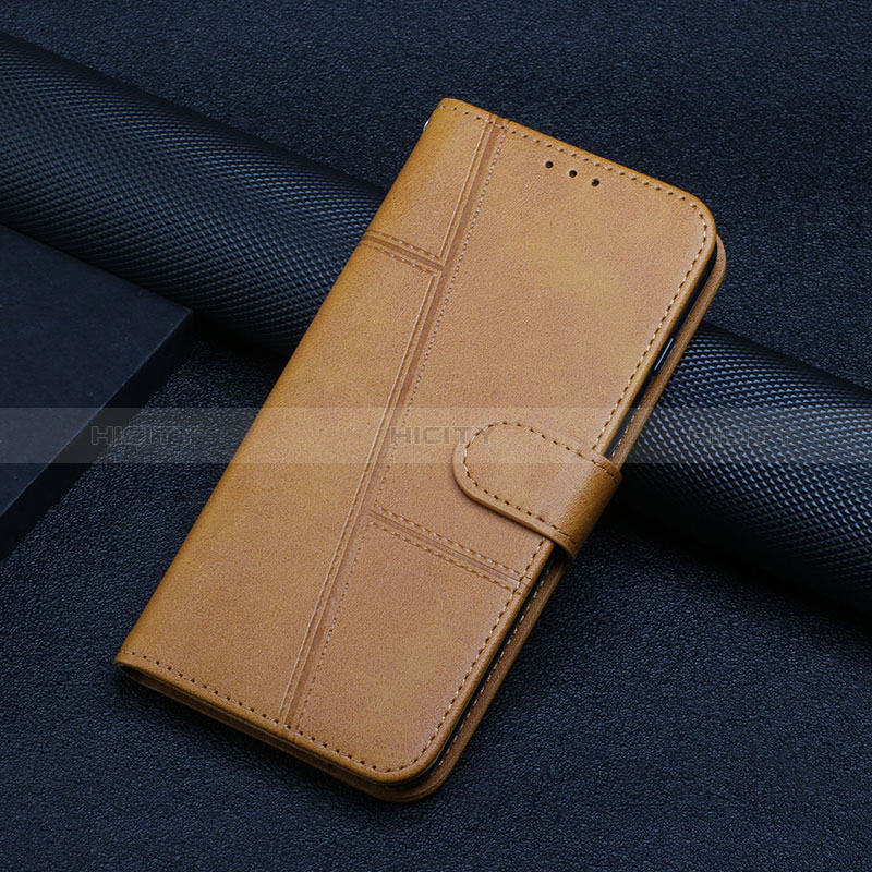 Funda de Cuero Cartera con Soporte Carcasa Y01X para Xiaomi Poco C55 Marron Claro