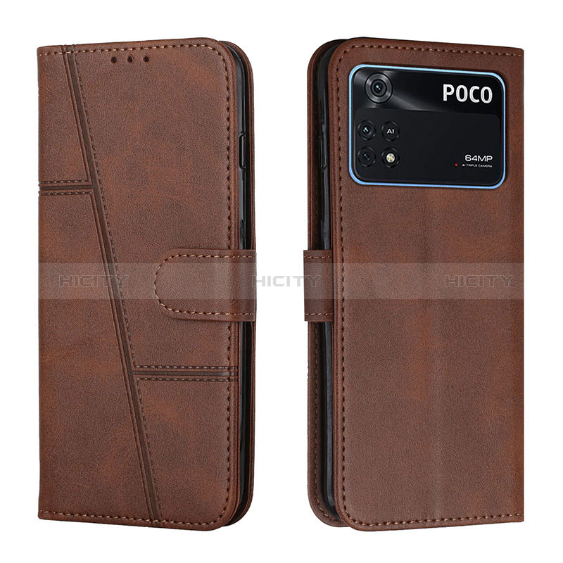 Funda de Cuero Cartera con Soporte Carcasa Y01X para Xiaomi Poco M4 Pro 4G