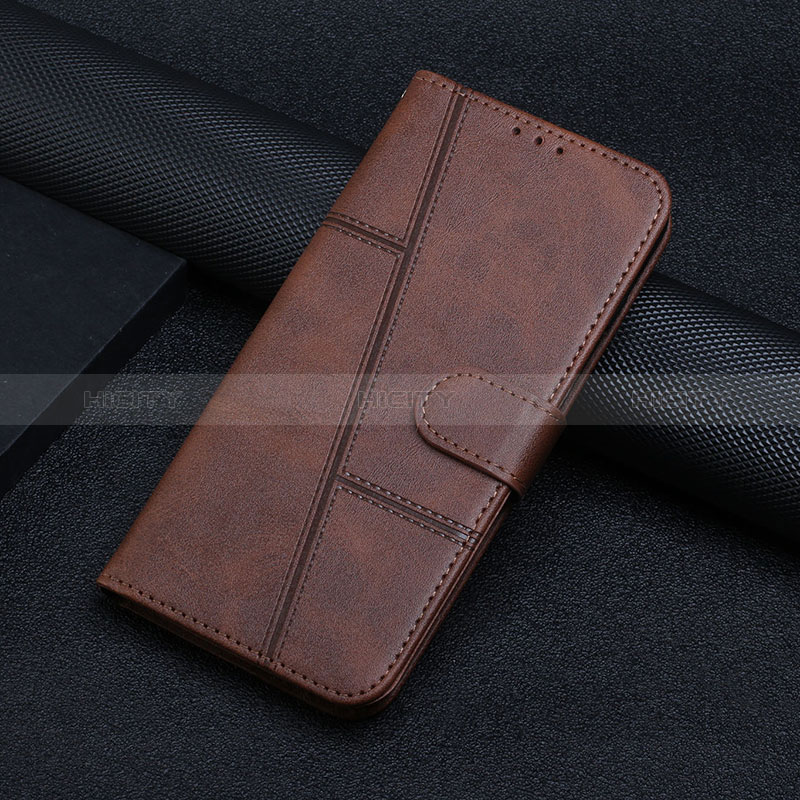 Funda de Cuero Cartera con Soporte Carcasa Y01X para Xiaomi Poco X5 Pro 5G Marron