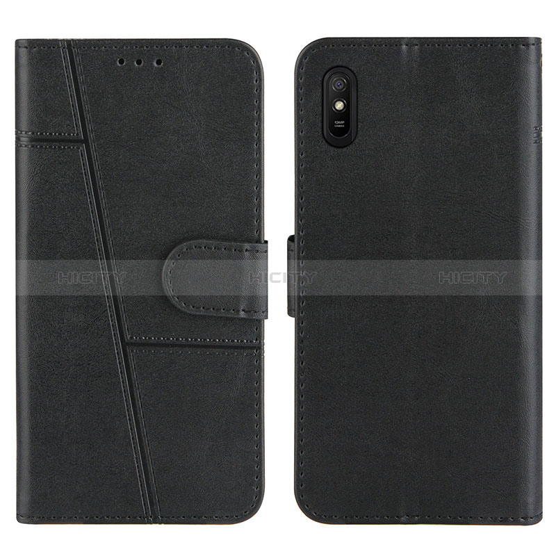 Funda de Cuero Cartera con Soporte Carcasa Y01X para Xiaomi Redmi 9i Negro