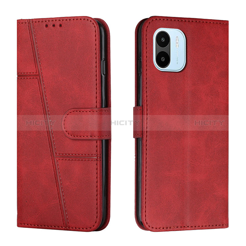 Funda de Cuero Cartera con Soporte Carcasa Y01X para Xiaomi Redmi A2 Rojo