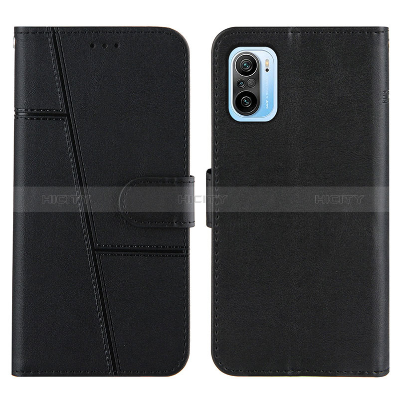 Funda de Cuero Cartera con Soporte Carcasa Y01X para Xiaomi Redmi K40 5G Negro