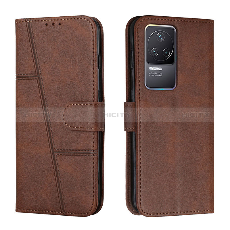 Funda de Cuero Cartera con Soporte Carcasa Y01X para Xiaomi Redmi K50 5G Marron