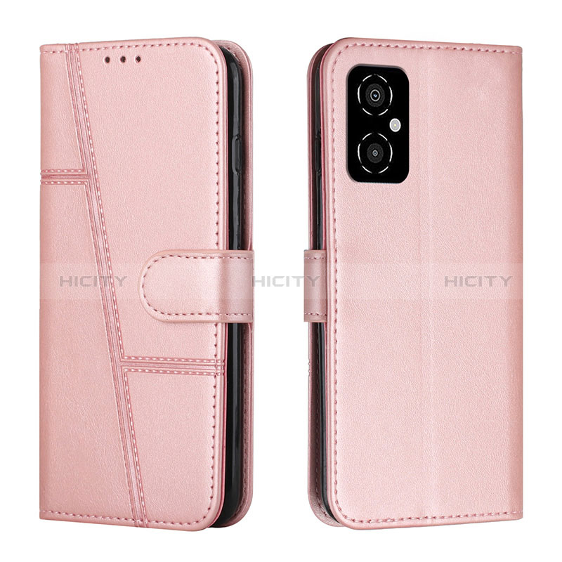 Funda de Cuero Cartera con Soporte Carcasa Y01X para Xiaomi Redmi Note 12R Pro 5G Oro Rosa