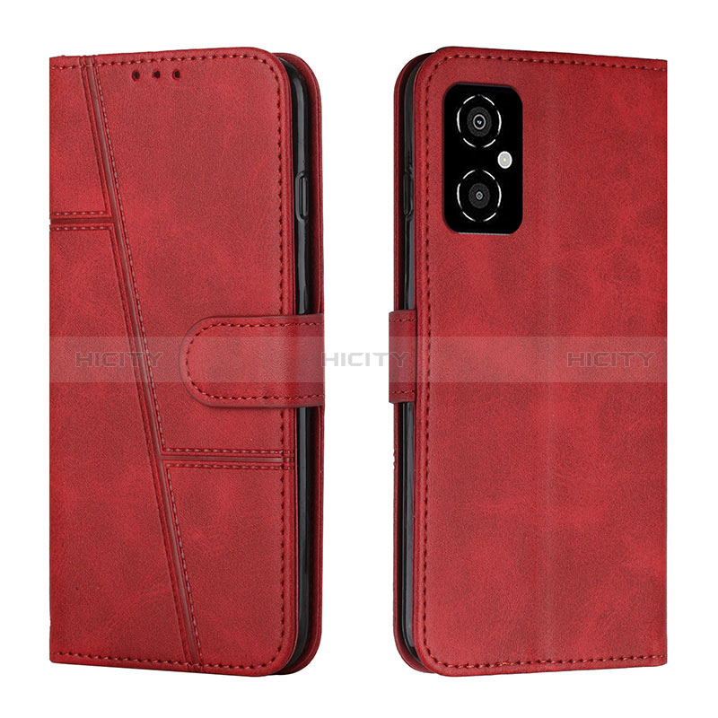 Funda de Cuero Cartera con Soporte Carcasa Y01X para Xiaomi Redmi Note 12R Pro 5G Rojo